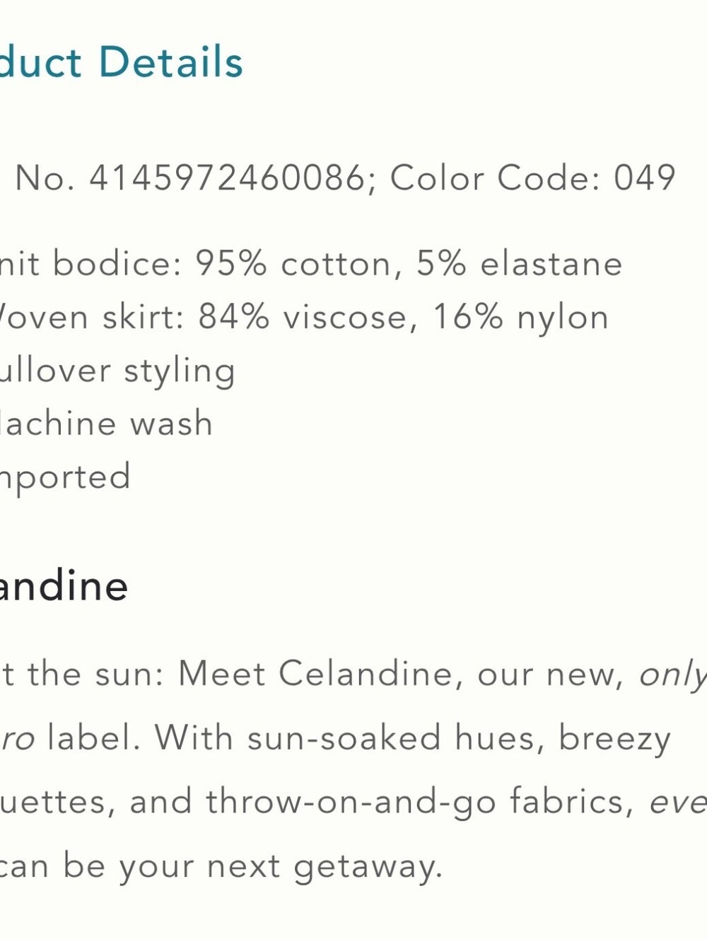 Celandine Al Fresco Sleeveless Maxi Dress size LARGE *NEW* - Picture 4 of 4